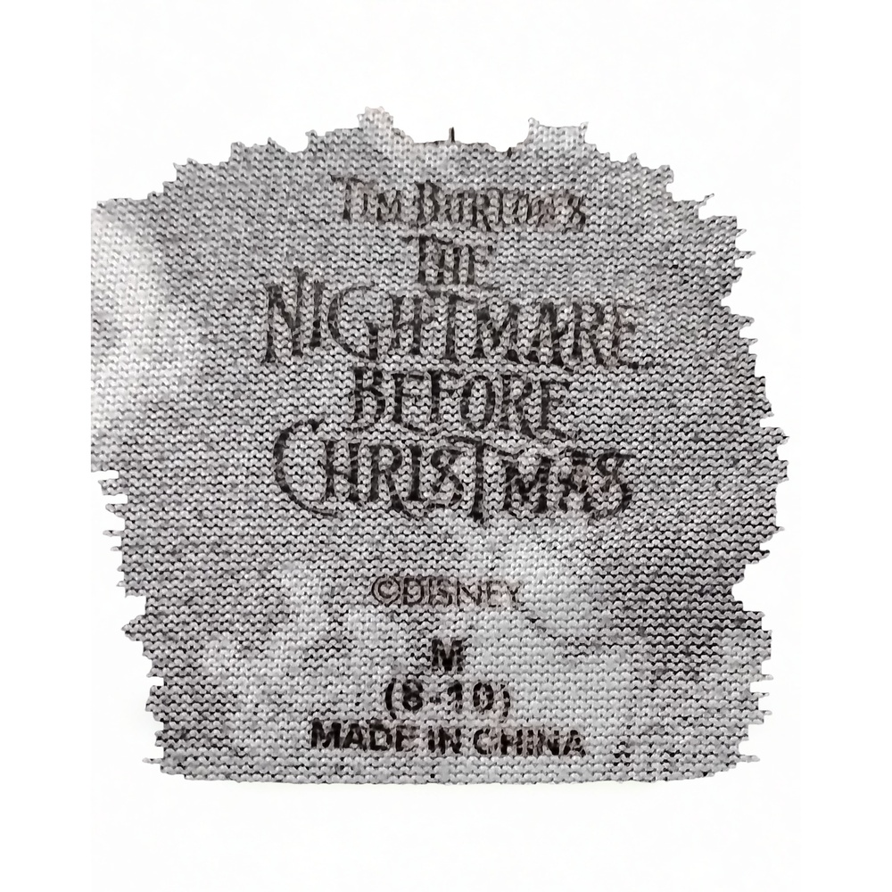 Disney Nightmare Before Christmas Shirt M Grunge Gorpcore Lock Shock Barrel Poly - Picture 4 of 7